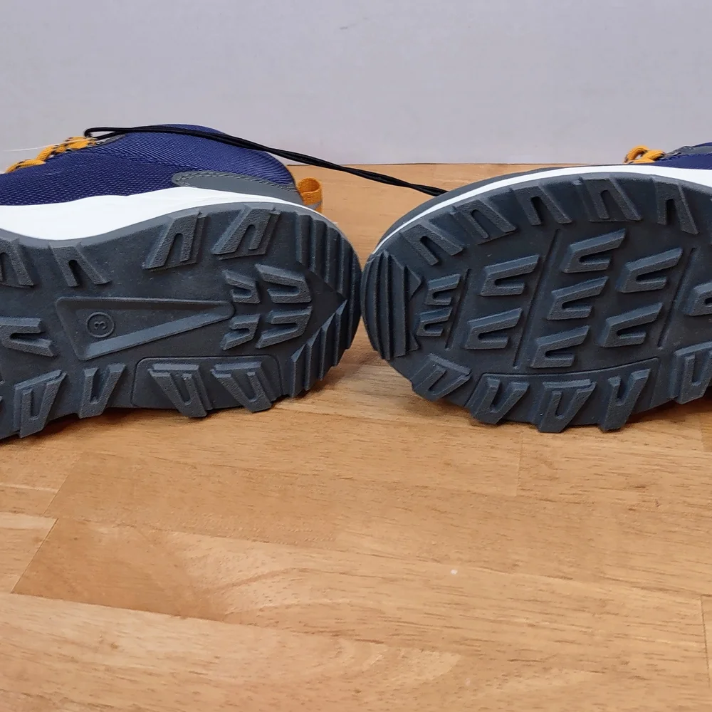 Navy and Yellow Hiking Boots - Picture 7 of 7